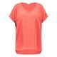 Samoon Women's T-Shirt 1/2 Arm, Fusion Coral, 24