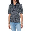 Gerry Weber Casual Women's Polo 1/2 Arm Shirt, Blue/Green Print, 10