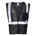 Kishigo B120-B127 Enhanced Visibility Non-ANSI Vest in Black - B120 size 2XL/3XL | Mesh
