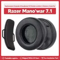 ManHabitwar-Coussinets d'oreille de remplacement pour casque de jeu RAZER Man O War manowar édition