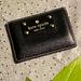 Kate Spade Bags | Authentic Black Leather Kate Spade Slim Card Case | Color: Black/Cream | Size: Os