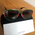 Gucci Accessories | Gucci Authentic Sunglasses Aviator | Color: Green/Red | Size: Os