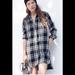 Madewell Dresses | Madewell Daywalk Shirtdress Glendale Plaid Flannel | Color: Black/White | Size: Xs