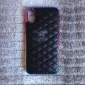 Rebecca Minkoff Accessories | 3/$10rebecca Minkoff Iphone X Black Leather Case | Color: Black/Pink | Size: Iphone X / Xs