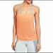 Athleta Tops | Athleta Hyper Stripe Energize Peach/Coral Tanktop | Color: Orange/Pink | Size: S