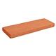 5cm Thicken Bench Cushion,80/100/120cm No-slip Bench Seat Cushion for Indoor Outdoor Patio Garden Wooden Furniture Sofa (Orange,120X45CM)