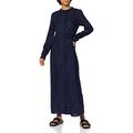 SPARKZ COPENHAGEN Women's Tara Long Dress, Blue (Navy 780), 12 (Size:L)