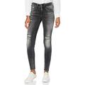 G-STAR RAW Women's Lynn Mid Waist Skinny Jeans, Schwarz (antic charcoal destroy A634-A822),24W / 30L