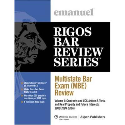 Multistate Bar Exam (MBE) Review Volume 1