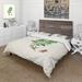 Designart 'Vintage Plant Life XVII' Farmhouse Duvet Cover Comforter Set