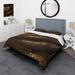 Designart 'Woman Lips With Glitter and Spangle' Modern Duvet Cover Comforter Set