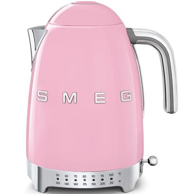 Smeg 50's Retro Style Aesthetic Variable Temperature Kettle Pink - N/A