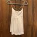 Free People Tops | Adjustable Embroidered Spaghetti String Camisole | Color: White | Size: M