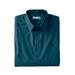 Men's Big & Tall KS Signature Wrinkle-Free Long-Sleeve Dress Shirt by KS Signature in Midnight Teal (Size 17 1/2 33/4)