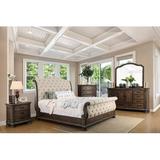Lark Manor™ Amad Upholstered Sleigh 3 Piece Bedroom Set Upholstered, Wood in Brown | California King | Wayfair D8F738A2EF8F4F6283F437B0E3A9F704