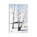 East Urban Home Birch Trees by Dean Crouser - Wrapped Canvas Painting Print Canvas in Black/Blue/Gray | 18 H x 12 W x 1.5 D in | Wayfair