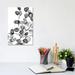 East Urban Home Eucalyptus Watercolor & White by Monika Strigel - Wrapped Canvas Graphic Art Print Canvas in Black | 12 H x 8 W x 0.75 D in | Wayfair