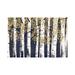 East Urban Home Fresh Forest Indigo Gold by James Wiens - Wrapped Canvas Painting Print Canvas in Black/Blue/Green | 8 H x 12 W x 0.75 D in | Wayfair