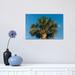 East Urban Home Charleston Palm Tree by Bethany Young - Wrapped Canvas Photograph Print Canvas in Blue/Brown/Green | 12 H x 18 W x 1.5 D in | Wayfair