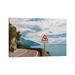 East Urban Home Amalfi Coast Drive XXIII by Bethany Young - Gallery-Wrapped Canvas Giclée Canvas in Blue/Gray | 8 H x 12 W x 0.75 D in | Wayfair