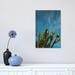 East Urban Home Cactus Sky by Bethany Young - Wrapped Canvas Photograph Print Canvas in Blue/Green | 18 H x 12 W x 1.5 D in | Wayfair