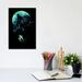 East Urban Home Lurking by Nicebleed - Wrapped Canvas Gallery-Wrapped Canvas Giclée Canvas in Black/Green | 12 H x 8 W x 0.75 D in | Wayfair