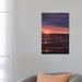 East Urban Home Lake Tahoe Sunset by Bethany Young - Wrapped Canvas Photograph Print Canvas in Black/Blue/Red | 26 H x 18 W x 1.5 D in | Wayfair