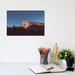 East Urban Home Yosemite Sunset II by Bethany Young - Wrapped Canvas Photograph Print Canvas in Blue/Brown | 8 H x 12 W x 0.75 D in | Wayfair