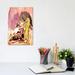 East Urban Home Attacked by Frank Frazetta - Wrapped Canvas Graphic Art Print Canvas in Pink/Yellow | 12 H x 8 W x 0.75 D in | Wayfair