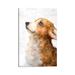 East Urban Home Corgi Puppy by George Dyachenko - Wrapped Canvas Painting Print Canvas in Brown/Gray | 18 H x 12 W x 1.5 D in | Wayfair