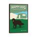 East Urban Home Happy Dog Happier Camper - Print Canvas | 12 H x 8 W x 0.75 D in | Wayfair DCAA8BC7014449D4BB8A1A738A341E09