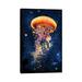 East Urban Home Electric Jellyfish Worlds Galaxys by David Loblaw - Wrapped Canvas Graphic Art Canvas | 18 H x 12 W x 1.5 D in | Wayfair