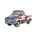 East Urban Home Usa Flag Truck by Ephrazy Graphics - Wrapped Canvas Painting Print Canvas | 12 H x 18 W x 1.5 D in | Wayfair