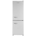 iio Retro 23" Bottom Freezer 11 cu. ft. Refrigerator, Glass in White | 73.3 H x 23 W x 24.5 D in | Wayfair ALBR1372WW-R