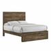 Loon Peak® Montijo Solid Wood Panel Bed Wood in Brown | 54 H x 63 W x 76 D in | Wayfair AC47B96185C64CA3B72C1A9CCCBB9DEB