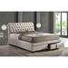 House of Hampton® Arazia Upholstered Storage Platform Bed Metal in Brown | 48.25 H x 65.52 W x 89.7 D in | Wayfair 7BAB87D37776469391865D231594AF0C