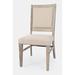 One Allium Way® Panama Tufted Side Chair Wood/Upholstered/Fabric in Gray | 38.5 H x 19 W x 24 D in | Wayfair 0D3987B1CF8F49A6B1F7C51C3E4C5003