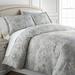 Alcott Hill® Aleena Garden Down Alternate Comforter Set Polyester/Polyfill/Microfiber in Gray | King/Cal. King Comforter + 2 King Shams | Wayfair