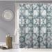 Alcott Hill® Spada 100% Cotton Damask Single Shower Curtain + Hooks 100% Cotton in Gray | 70 H x 72 W in | Wayfair 935A0003E37D46D5B2A2113B9CAEC49C