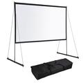 Yescom 63.1875" x 109.0625" Portable Folding Frame Projector Screen, Crystal in White | 94.4375 H x 109 W in | Wayfair 16PJS045-120-06