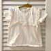 Zara Shirts & Tops | Euc Zara Baby Girl White Tee Size 2/3 Years | Color: Black/White | Size: 2/3 Years