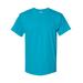 Hanes 5280 Adult Essential Short Sleeve T-Shirt in Teal size 2XL | Cotton