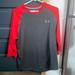 Under Armour Shirts | Gray Men’s Red Quarter Sleeve Under Armour T-Shirt | Color: Black/Red | Size: M