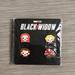 Disney Other | Marvel Studios’ Black Widow Emoji Pin Set (New) | Color: Red/Yellow | Size: Osb