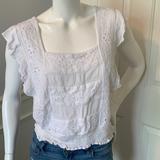 American Eagle Outfitters Tops | American Eagle Outfitters Top Sz M | Color: White | Size: M