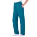 Plus Size Women's Better Fleece Cargo Sweatpant by Woman Within in Deep Teal (Size 4X)