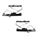 2008-2010 BMW 528i Front Window Regulator Set - TRQ WRA50903