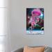 East Urban Home Pink Electric Jellyfish by David Loblaw - Wrapped Canvas Graphic Art Print Canvas in Green/Pink | 26 H x 18 W x 1.5 D in | Wayfair