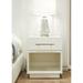 Casa Ispirata Mattone 1 - Drawer Nightstand Wood in White | 28 H x 24 W x 18 D in | Wayfair 2201-1108-007