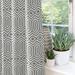 McalisterTextiles Geometric Semi-Sheer Rod Pocket Curtain Panels Polyester in Gray/Brown | 54 H x 46 W in | Wayfair GREYCOLCURTA2